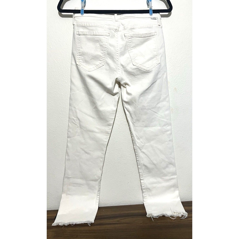 MOTHER White Ankle Crop Jeans - Picture 2 of 16